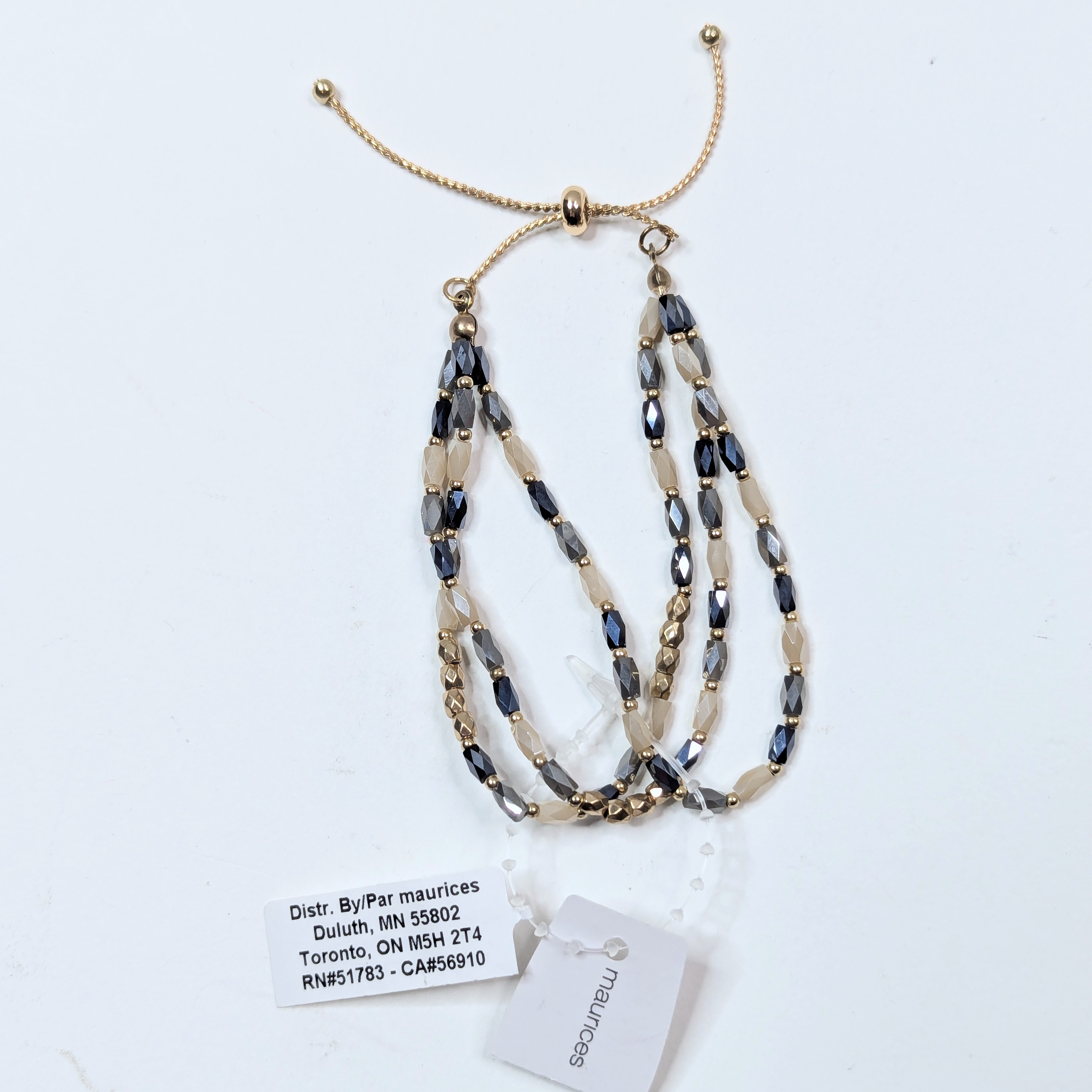 Maurices Blue And Gold Bracelet With Multi-Strand Design 19$